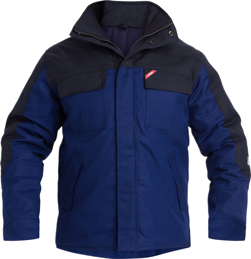 Safety Multinorm Vinterjakke – Flammehemmende, vannavstøtende (1934-820-620-XL, Blå/svart, 1 Stykk, størrelse-XL)