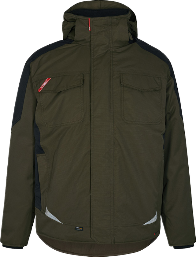 Galaxy Vinterjakke – Vanntett, Pustende (1410-354-5320-5XL, Skoggrønn/svart, 1 Stykk, størrelse-5XL)