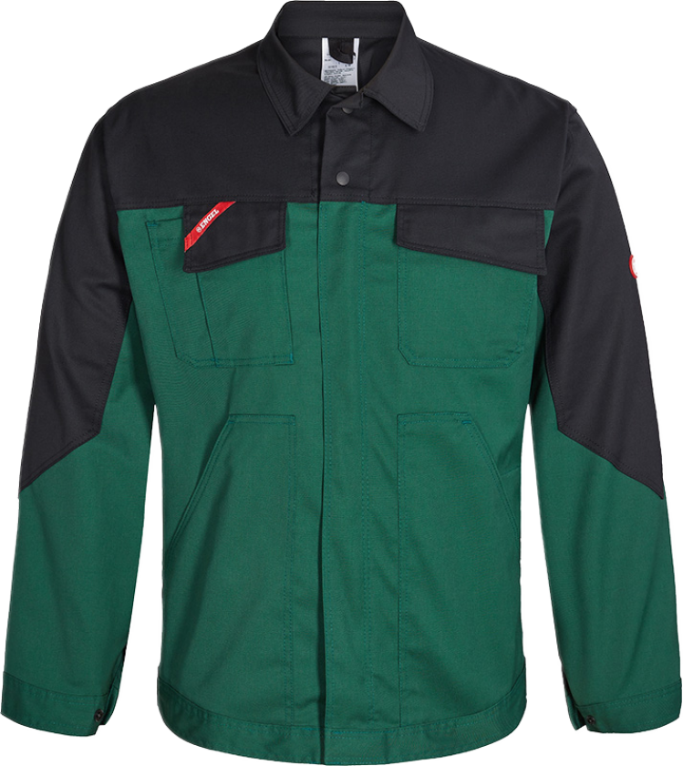 Enterprise Stretch Jakke – Optimal Komfort (1680-217-120-XS, Grønn/svart, 1 Stykk, størrelse-XS)