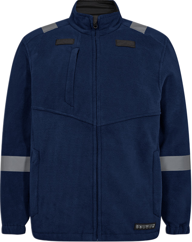 Safety+ Fleecejakke – Flammehemmende, Antistatisk (1325-179-165-L, Blekk blått, 1 Stykk, størrelse-L)