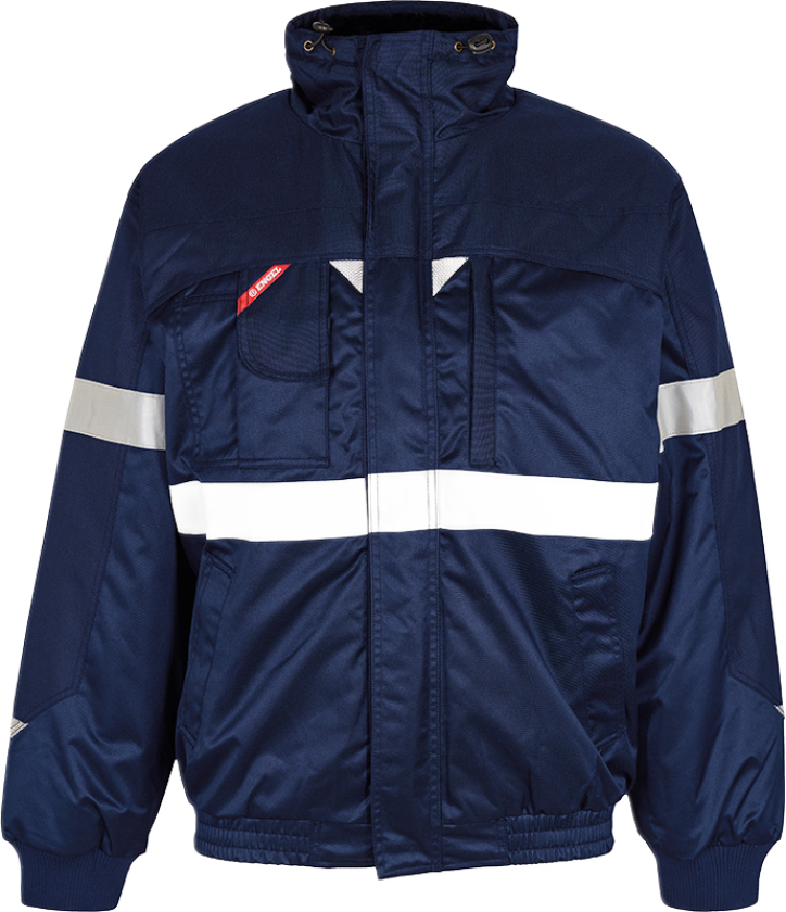 Pilotjakke – Vind- og Vannavvisende (1211-9120-6-6XL, Mørke blå, 1 Stykk, størrelse-6XL)