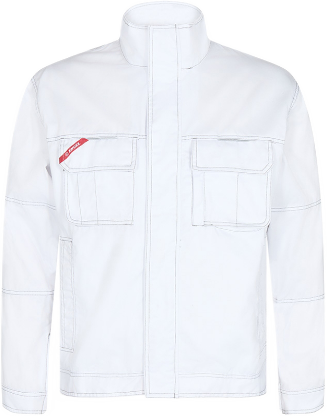 Combat Jakke – Funksjonell, Høy Synlighet (1760-630-3-L, Hvit, 1 Stykk, størrelse-L)