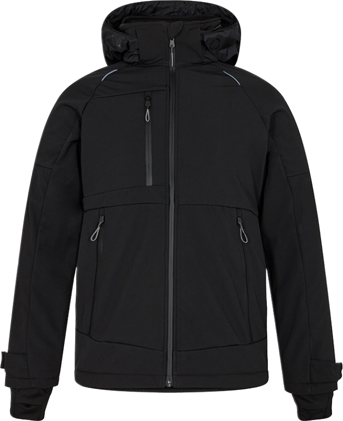 X-treme Softshelljakke – Vind- og vannavvisende (1377-603-20-S, Svart, 1 Stykk, størrelse-S)