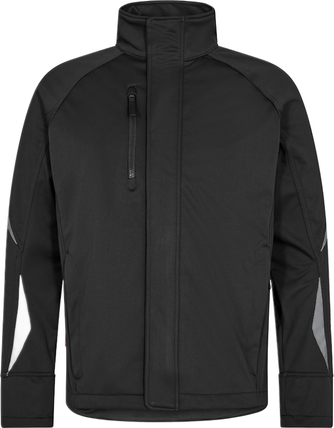 Softshelljakke – Vind- og vannavstøtende (1454-328-79-2XL, Antrasittgrå, 1 Stykk, størrelse-2XL)