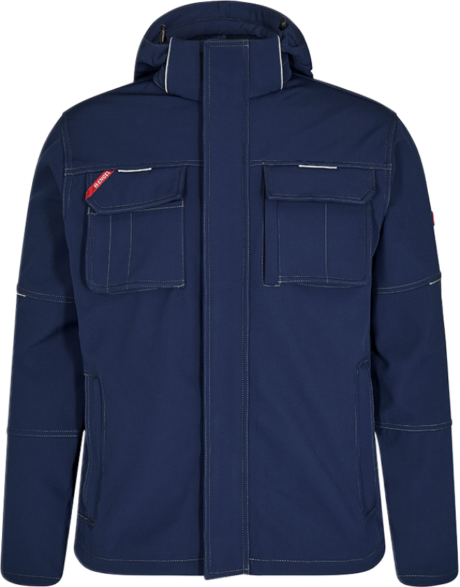 Softshelljakke – Funksjonell, komfortabel (1260-229-6-XL, Mørke blå, 1 Stykk, størrelse-XL)