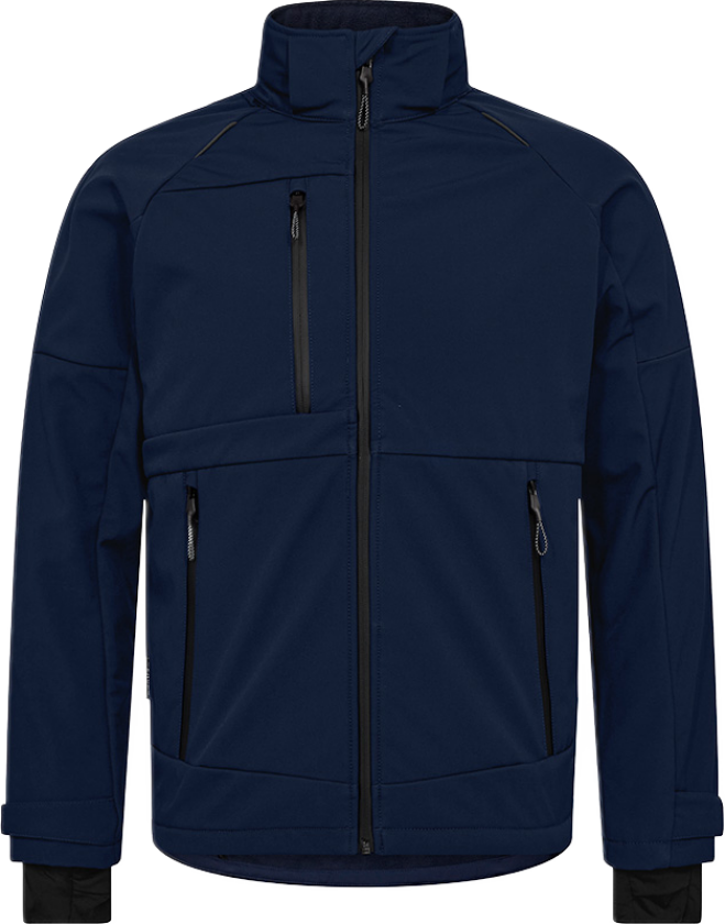 X-treme Softshelljakke – Vind- og vannavvisende (1377-603-165-6XL, Blekk blått, 1 Stykk, størrelse-6XL)