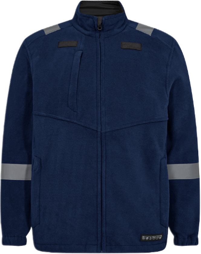 Safety+ Fleecejakke – Flammehemmende, Antistatisk (1325-179-165-2XL, Blekk blått, 1 Stykk, størrelse-2XL)