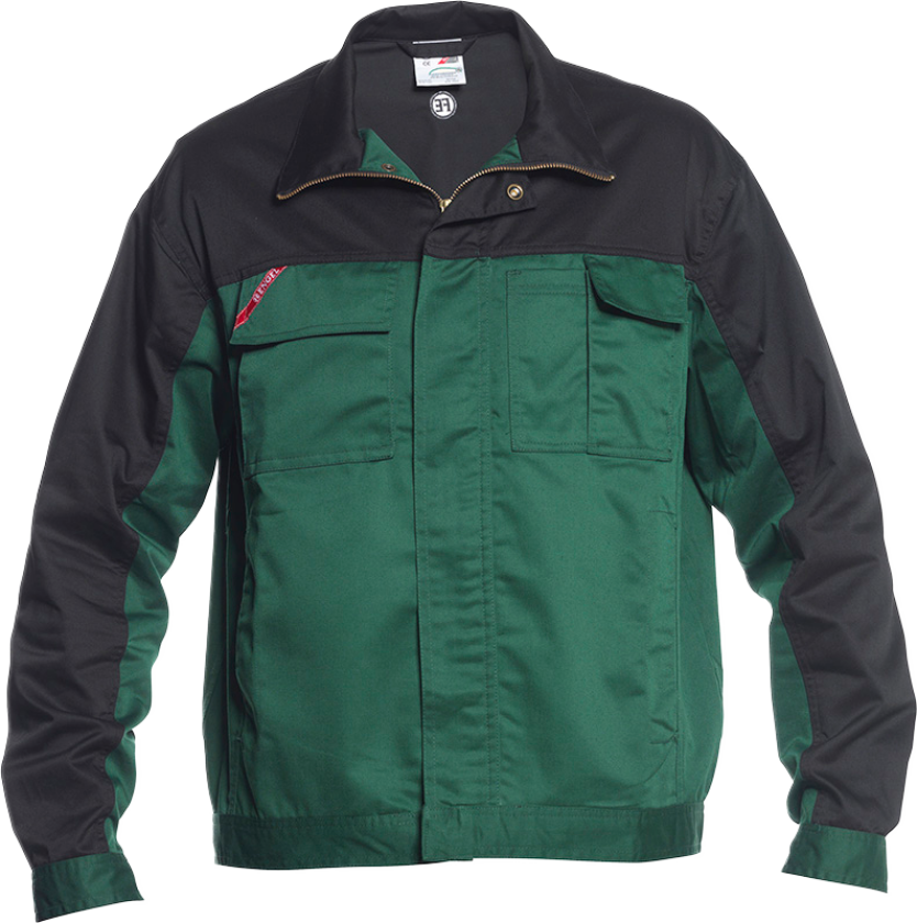 Light Jakke – Tofarget, God Bevegelighet (1270-740-120-L, Grønn/svart, 1 Stykk, størrelse-L)