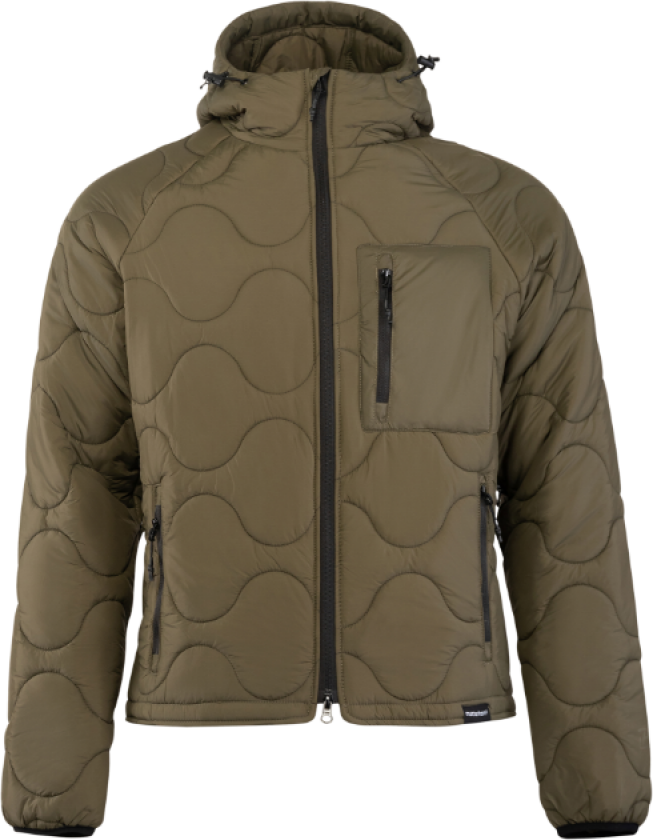 Honnold Puffer Jacket – Lett, Vannavstøtende(1001863, Oliven, Herre, 1 stykke, størrelse-M)