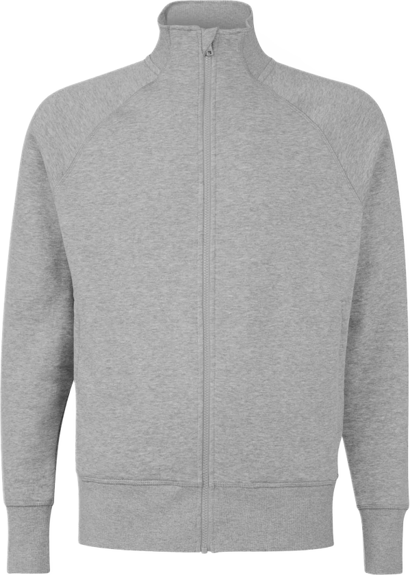 Original Sweat Jacket – Klassisk og Komfortabel (306422XXXL, Grå flekkete, 1 Stykk, størrelse-3XL)