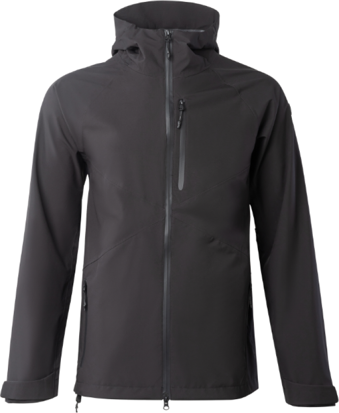 Moro Shell Jacket – Vanntett, Pustende(1001862, Svart, Herre, 1 stykke, størrelse-M)