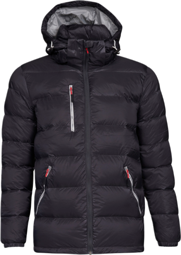 Supersoft Dunjakke – Lett, Komfortabel (707610S, Kullgrå, 1 Stykk, størrelse-S)