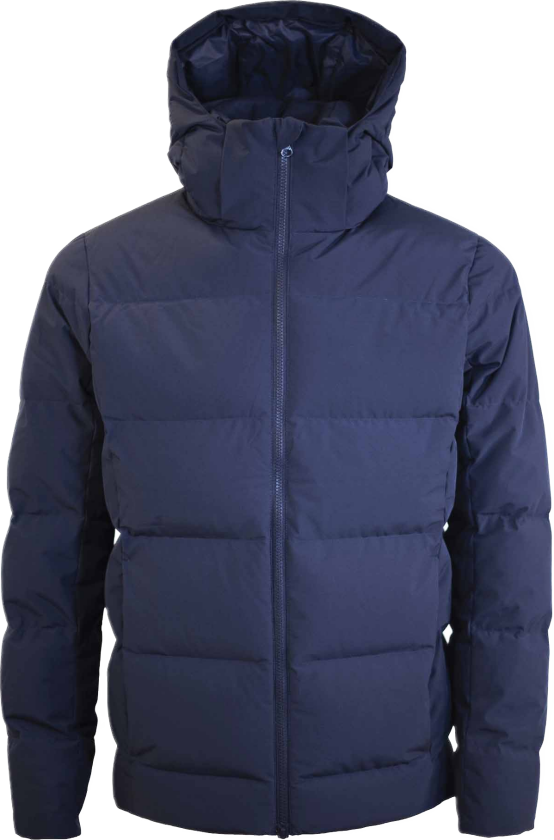 Exclusive Down Jacket – Lun og varm, stilrent design (707205S, Marine, 1 stykke, størrelse-S)