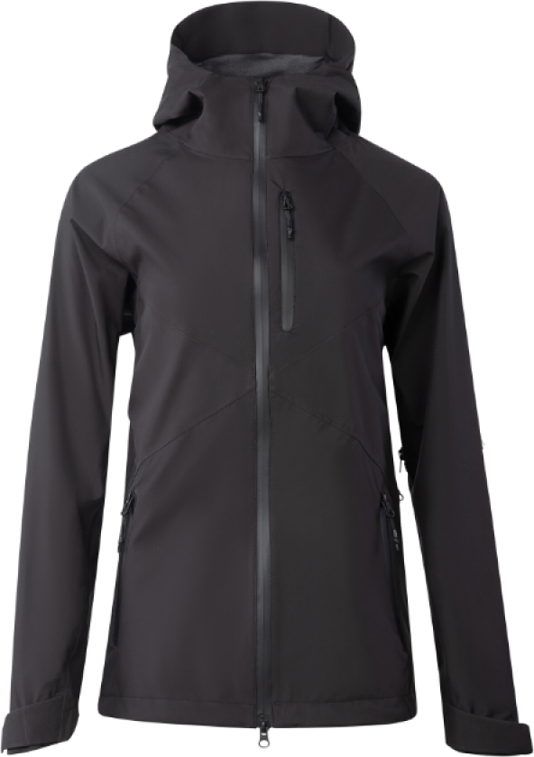 Moro Shell Jacket – Vann- og vindtett(1001868, Svart, Dame, 1 stykke, størrelse-M)