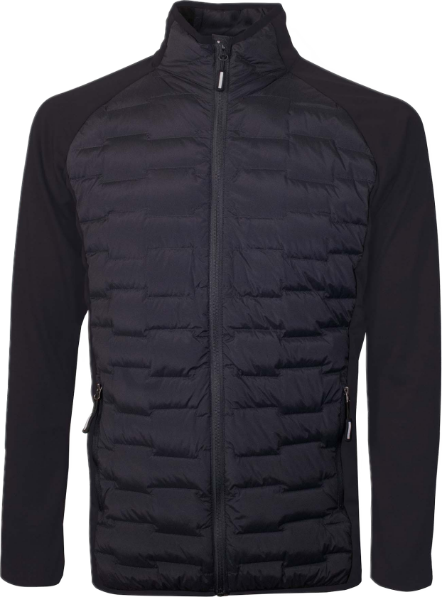 Hybrid Down Stretch Jacket – Sporty, Lett (707310XXXL, Mørk grå, 1 stykke, størrelse-3XL)