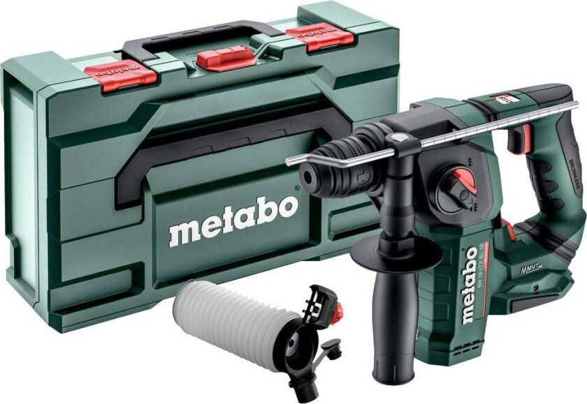18v sds-plus borhammer bh 18 ltx bl 16 set i metabox uten batteri & lader
