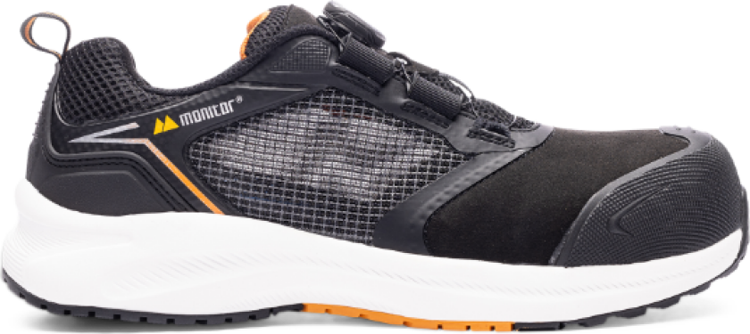 Recharge Air Safety Shoe – Lettvekts Sikkerhetssko(1001626, Svart, Unisex, 1 Par, størrelse-37)