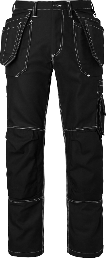 Craftsmen Bukser – Prekuttede Ben(1000856, Svart, Unisex, 1 stykke bukser, størrelse-C48)