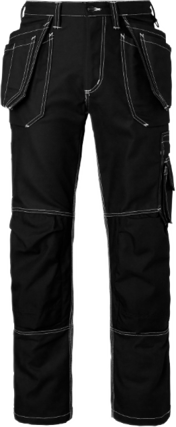 Craftsmen Bukser – Prekuttede Ben(1000856, Svart, Unisex, 1 stykke bukser, størrelse-C42)