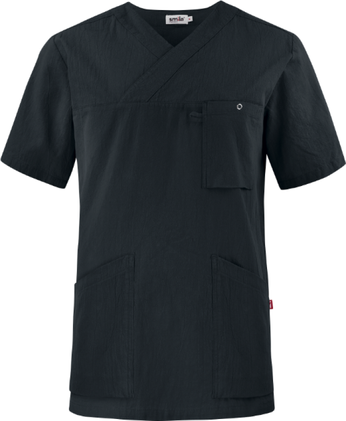 Smila Calle Tunika – Komfortabel Passform, Praktiske Lommer(1000425, Svart, Unisex, 1 stykke, størrelse-XXL)
