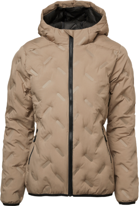 Irvine Quilted Jakke – Lettvekts, Vannavstøtende(1001609, Beige, Dame, 1 stykke, størrelse-36)