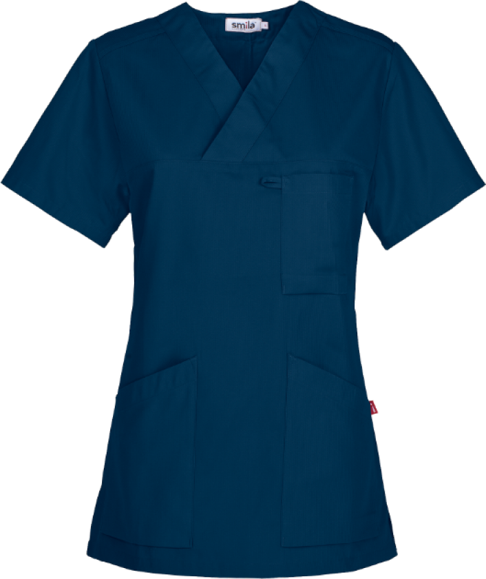 Smila Alva Tunika – Slim Fit, Praktiske Lommer(1000411, Havblått, Dame, 1 stykke, størrelse-XL)