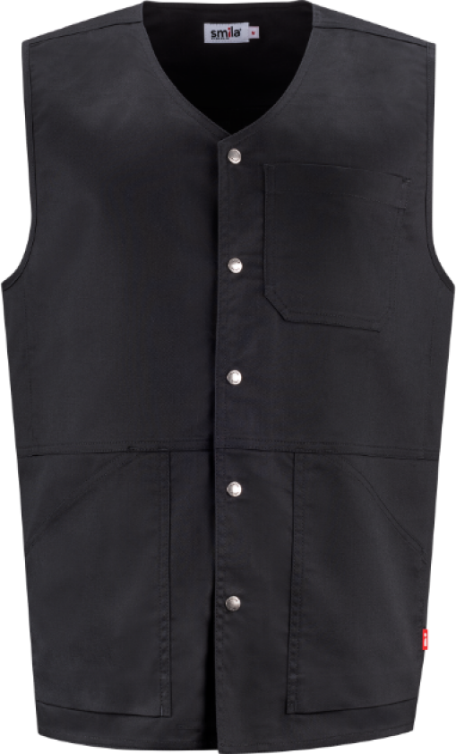 Ben Vest – Praktisk og Stilig(1000436, Svart, Unisex, 1 stykke, størrelse-S)