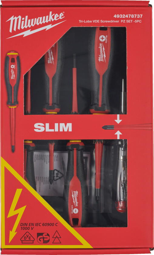 skrutrekker vde sett 5 del