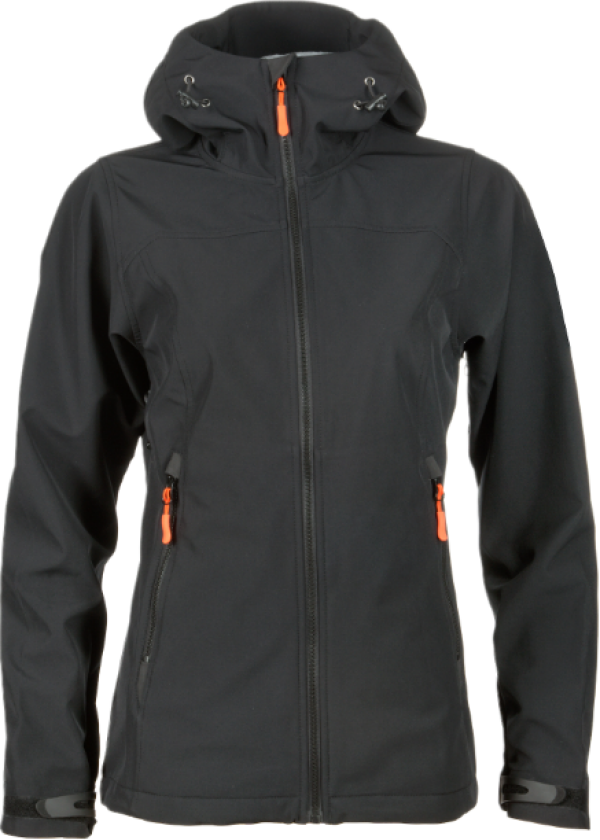 Active Soft Shell Jakke – Vind- og Vannavstøtende (708704L, Svart, 1 stykke, størrelse-L)