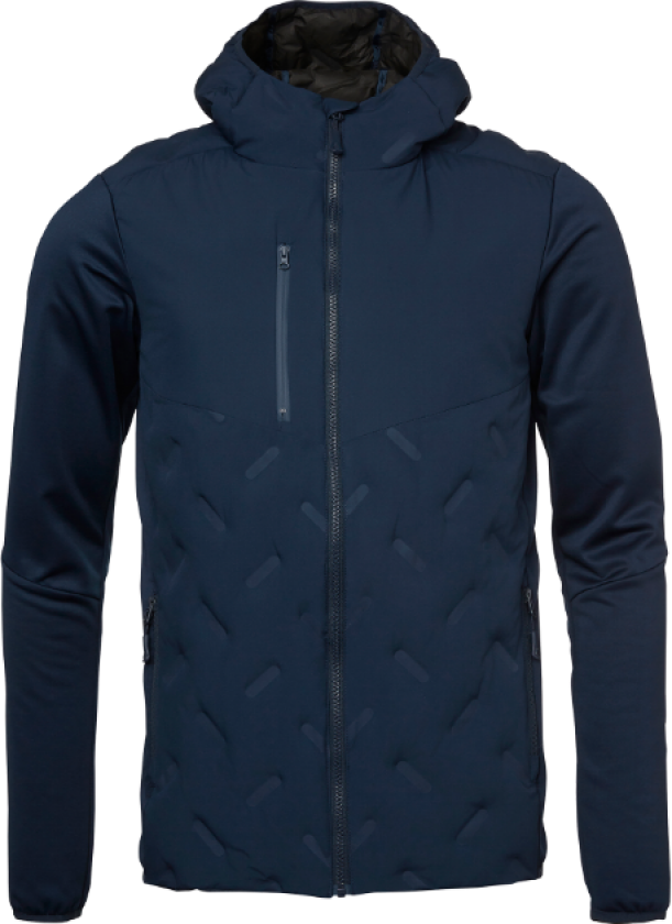 Hybrid Jakke – Lett, Vann- og Vindavstøtende(1001606, Marine, Herre, 1 stykke, størrelse-S)