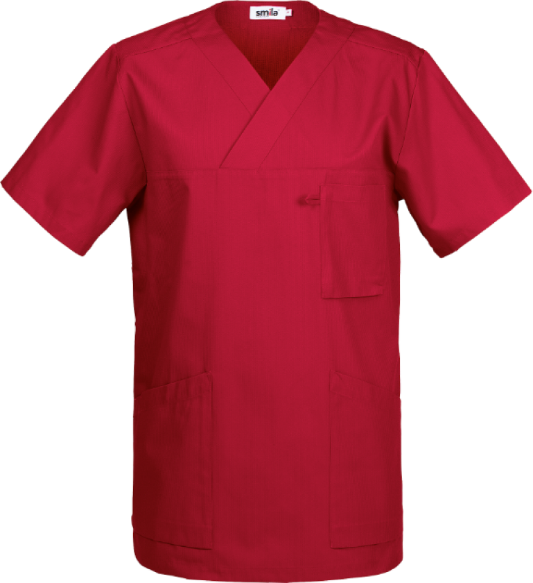 Astor Tunika – Komfortabel Passform(1000410, Mørk rød, Unisex, 1 stykke, størrelse-3XL)