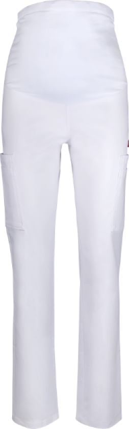 Nea Trousers – Komfortabel Maternity Pants(1000432, Hvit, Dame, 1 stykke, størrelse-XL)