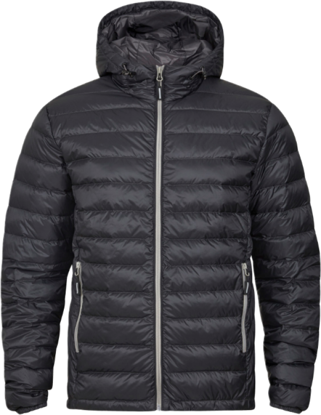 Superlight Down Hood Jacket – Komprimerbar, Allsidig (707810XXS, Kullgrå, 1 stykke, størrelse-XXS)