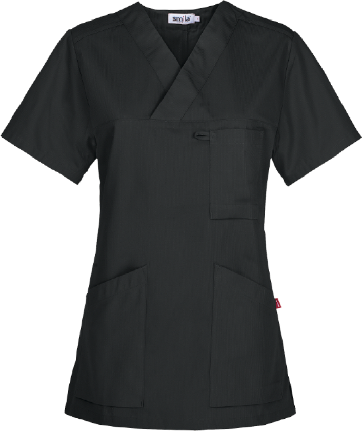 Smila Alva Tunika – Slim Fit, Praktiske Lommer(1000411, Svart, Dame, 1 stykke, størrelse-XL)