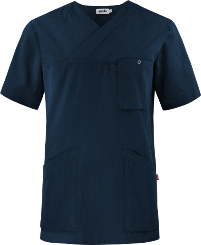 Smila Calle Tunic – Komfortabel Passform, Praktiske Lommer(1000425, Marine, Unisex, 1 stykke, størrelse-S)