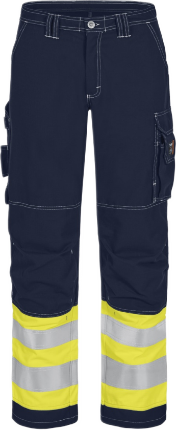 Windbreaker Bukse – Flammehemmende, Vindtett (58238194-D112, Gul/marineblå, 1 Stykk, størrelse-D112)