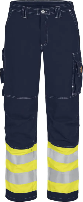 Tera TX Bukse – Flammehemmende, Høy Slitestyrke (58218194-C152, Yellow / Navy blue, 1 Stykk, størrelse-C152)