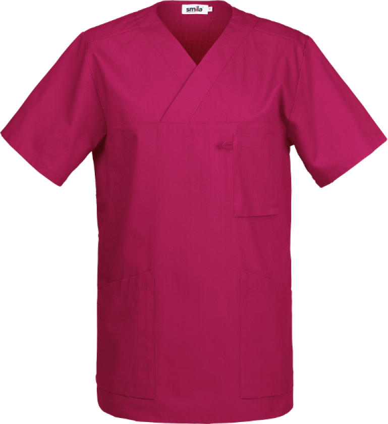 Astor Tunika – Komfortabel Passform(1000410, Fuchsia, Unisex, 1 stykke, størrelse-XL)