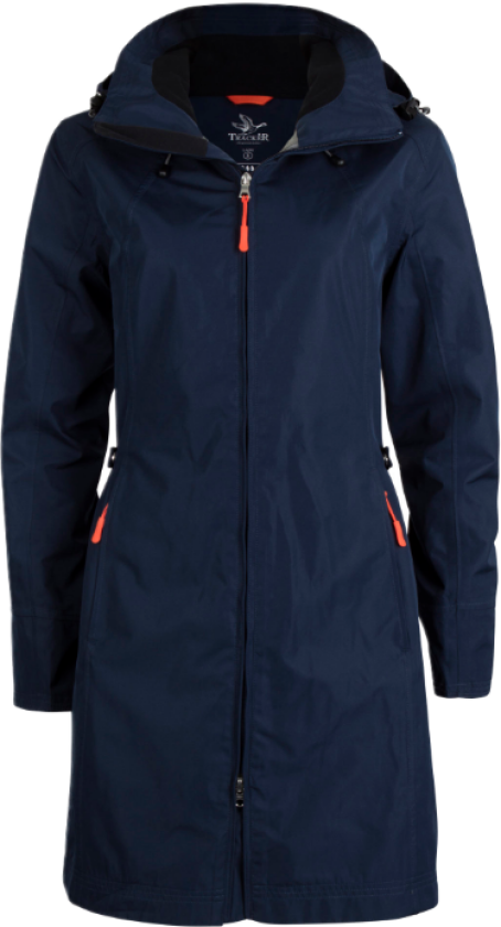 Lady Sport Coat – Sporty, Lett Design (715205S, Marine, 1 stykke, størrelse-S)
