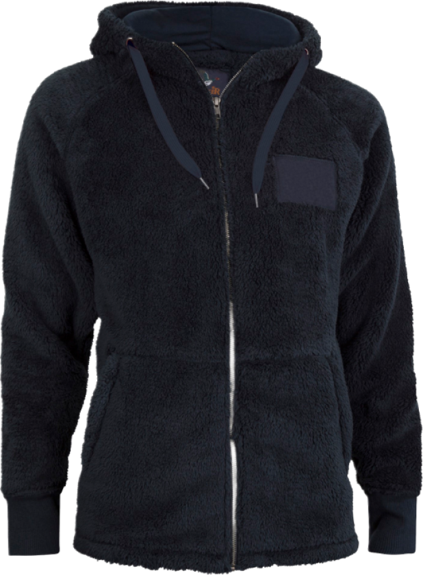 Bamsefleece Hettejakke – Superkomfortabel (408005XXL, Marine, 1 stykke, størrelse-2XL)