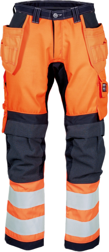 Damebukse Håndverk – Metallfri, Flammehemmende (52978493-42, Oransje/marine, 1 Stykk, størrelse-42)