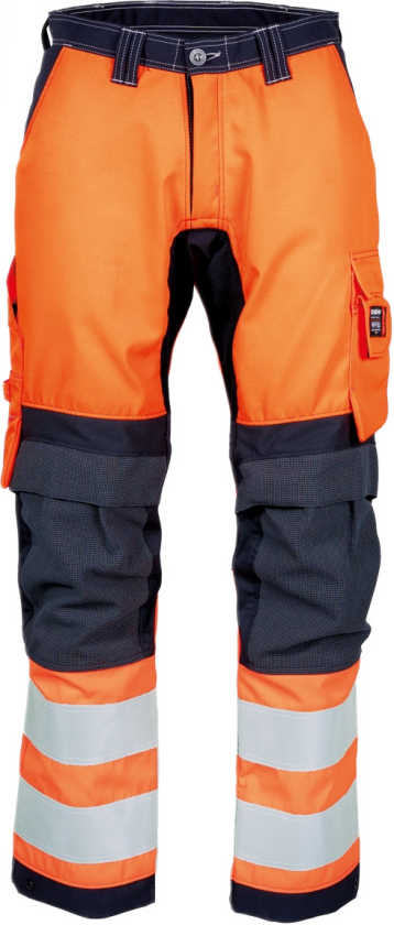 Stretch Bukse – Flammehemmende, Komfortabel (52818493-D88, Oransje/marine, 1 Stykk, størrelse-D88)