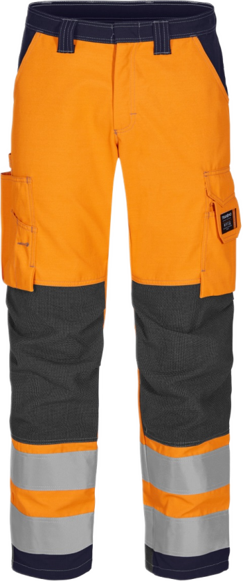 Synbarhetsbukse – Flammehemmende, Komfortabel (52208493-C56, Oransje/marine, 1 Stykk, størrelse-C56)