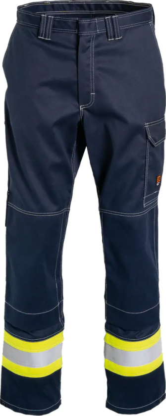 Damebukse – Flammehemmende, Høy Komfort (57298894-42, Yellow / Navy blue, 1 Stykk, størrelse-42)