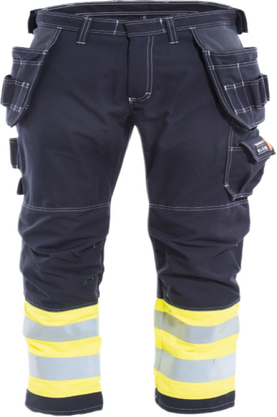 Damebukse Håndverk – Flammehemmende, Høy Slitestyrke (58588194-36, Yellow / Navy blue, 1 Stykk, størrelse-36)