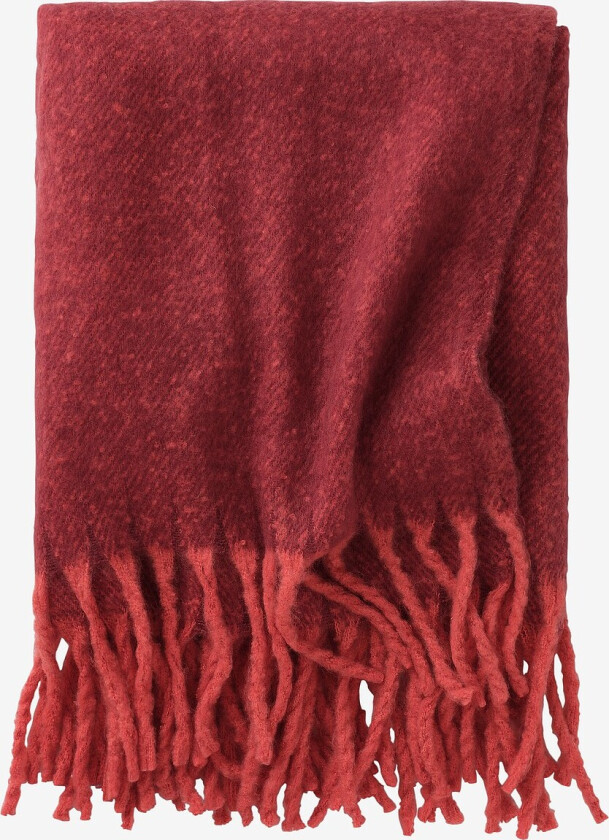 Pledd Verna throw - Rød