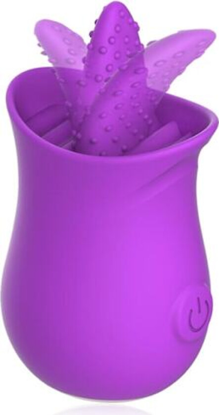 Tunge Licking Vibrator USB-lading Honey Tunge Vibrator Klitorisstimulering Kvinnelig Masturbasjon 1 Stykke Lilla