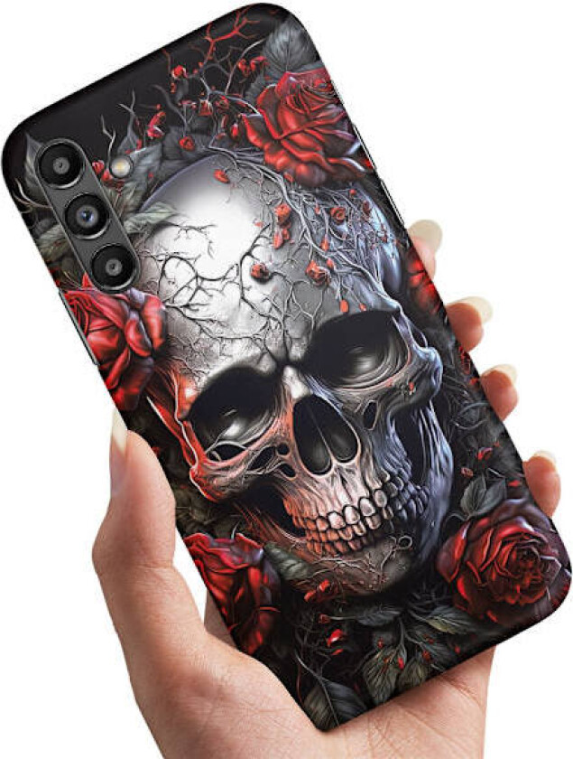 Samsung Galaxy A15 - Deksel/Mobildeksel Skull Roses