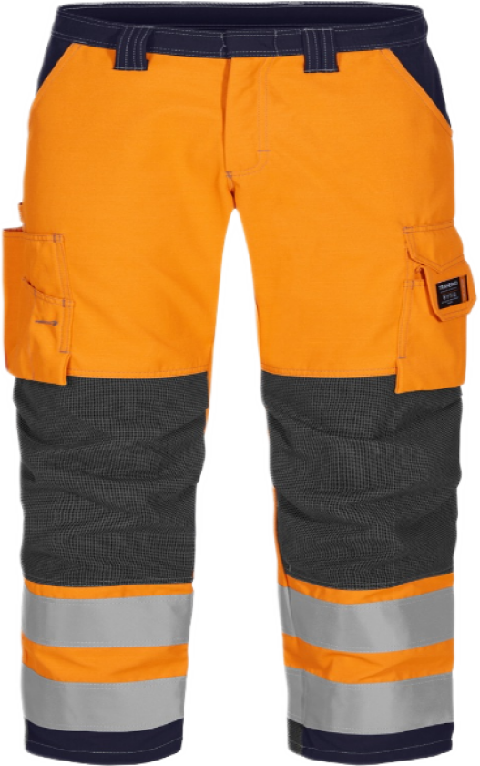 Synbarhetsbukse – Flammehemmende, Vindtett (52018493-C44, Oransje/marine, 1 Stykk, størrelse-C44)