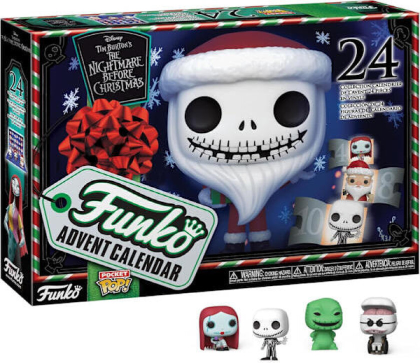 Adventskalender: The Nightmare Before Christmas - 24 Pocket Pop! Vinylfigurer